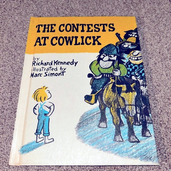 !!**KIDS BOOKS 4/$10**!! The Contests At Cowlick By Richard Kennedy, Hardcover - Picture 1 of 13